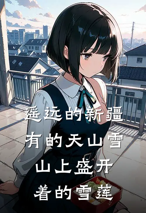 遥远的新疆有的天山雪山上盛开着的雪莲