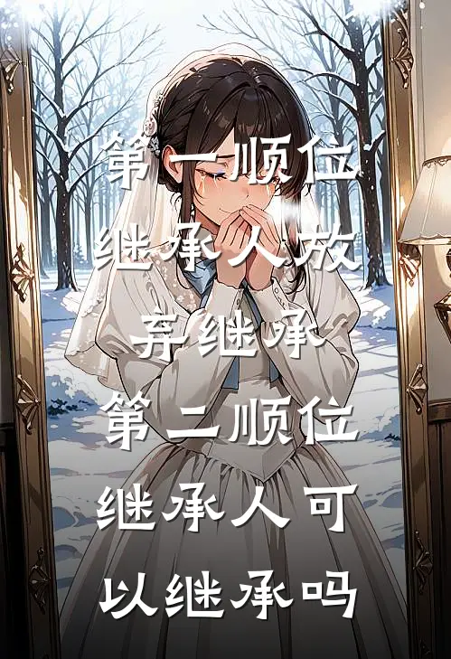 第一顺位继承人放弃继承,第二顺位继承人可以继承吗