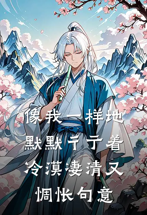 像我一样地默默彳亍着 冷漠凄清又惆怅句意
